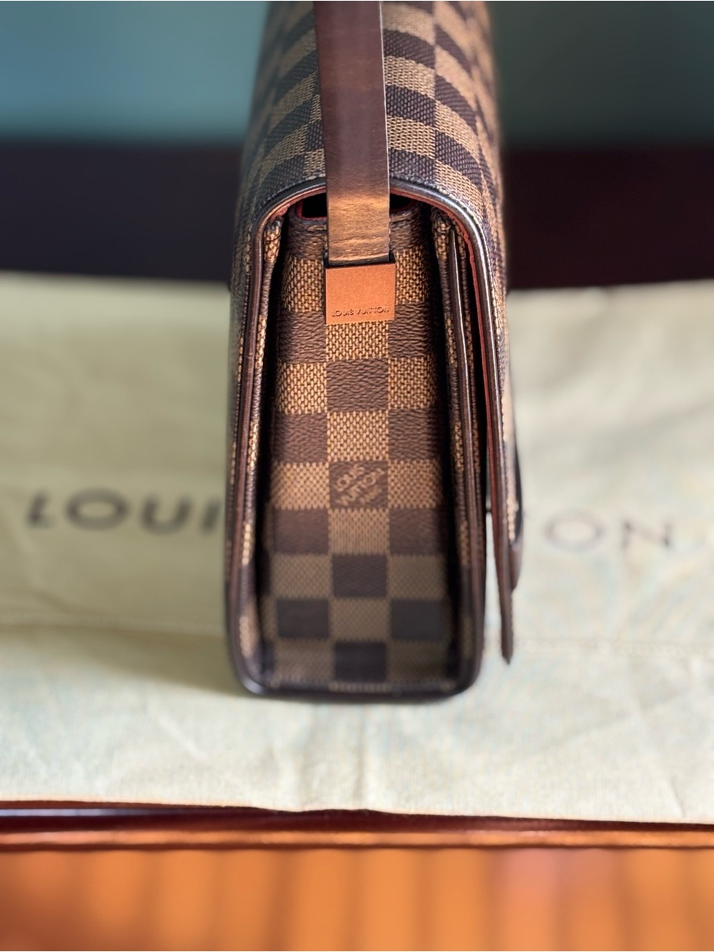 Louis Vuitton Tribeca Long Damier Ebene Shoulder Bag - Picture 3 of 6